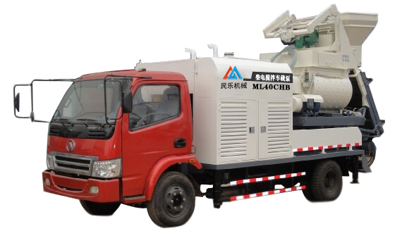 車載攪拌輸送yi體泵